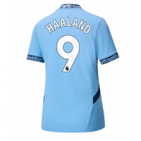 Dámy Fotbalový dres Manchester City Erling Haaland #9 2024-25 Domácí Krátký Rukáv